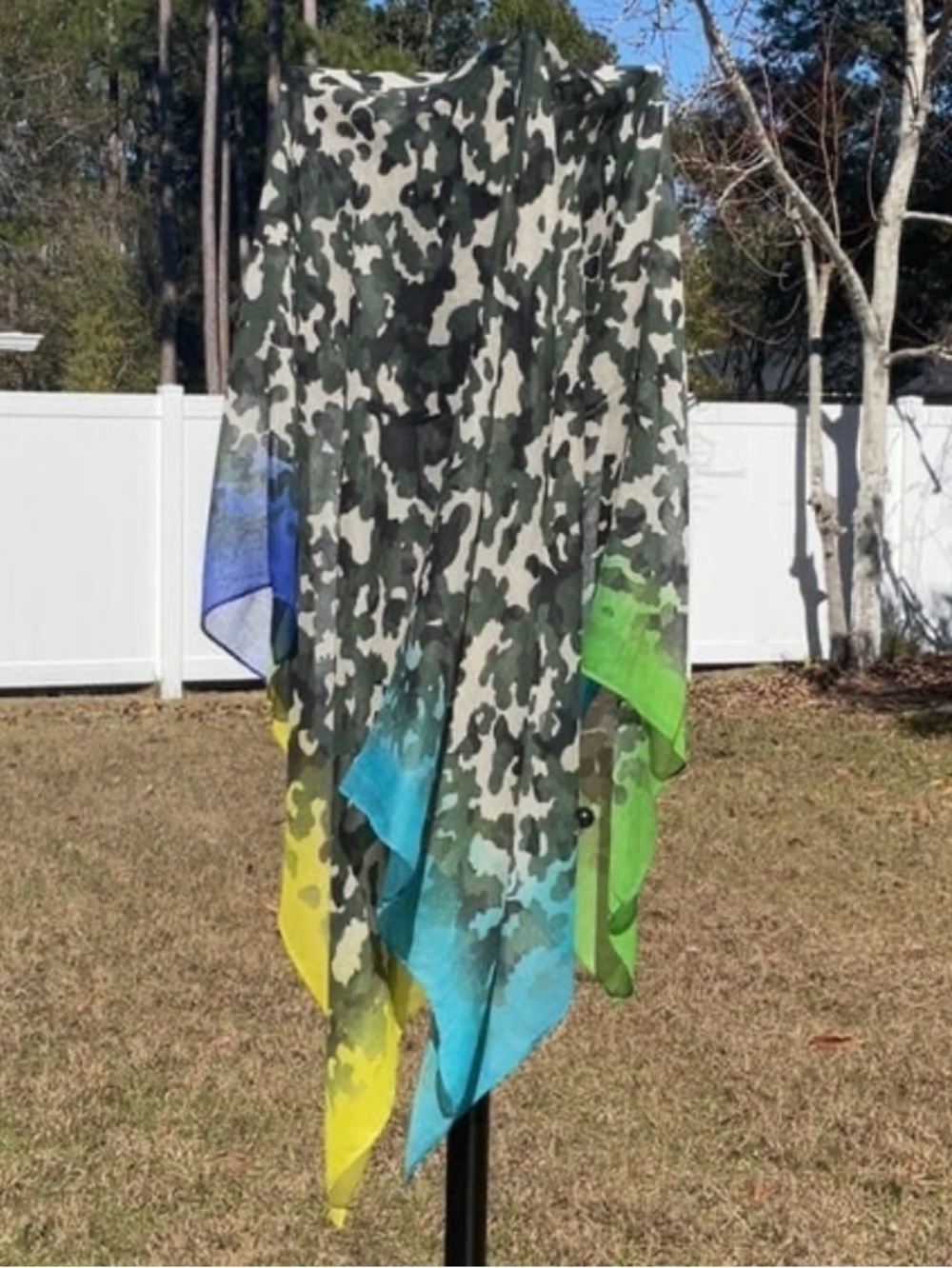 New Mix No. 6 multicolored scarf